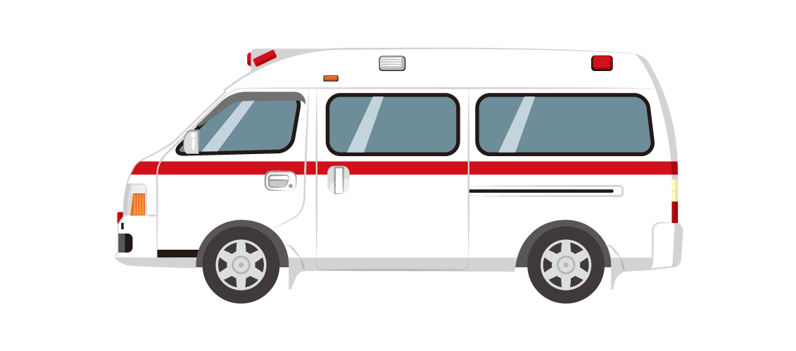 救急車のイラスト