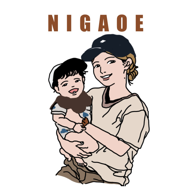 illustrator AOKI KAHO の似顔絵サンプル